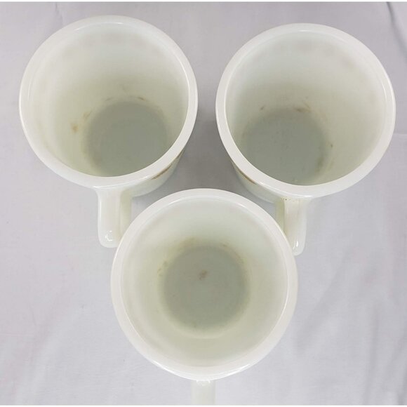 Vintage Pyrex Butterfly Gold Coffee Mugs Cup Set of 3 - Picture 7 of 11